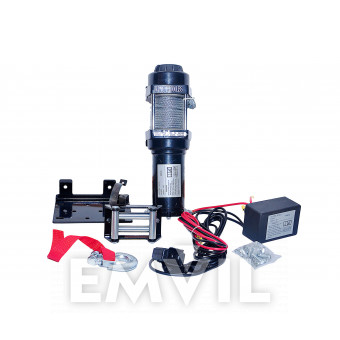 Лебёдка электрическая 12В 1800кг 4000lb (12-040) для квадроциклов