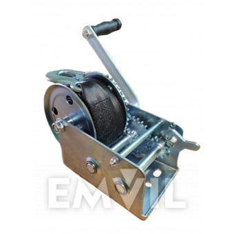 Лебідка барабанна 900кг з нейлоновим ременем 10м (10-091)