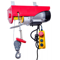 Тельфер 220В, 600кг/1200кг 20метрів трос (код 22-120) електрична лебідка РА